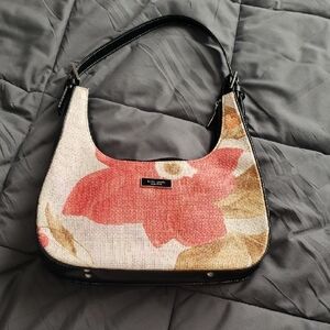 Kate Spade Floral Shoulder Bag - Pink and Tan